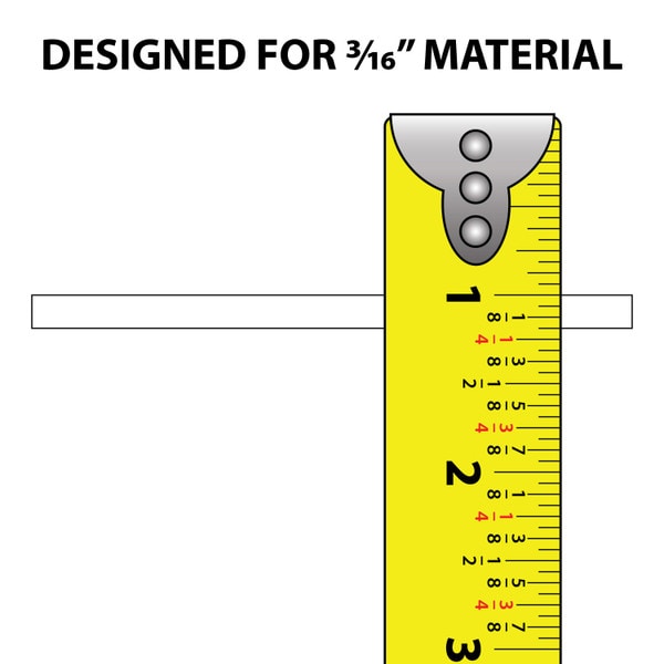 3/16in | Rigid Styrolux | U Channel Moulding