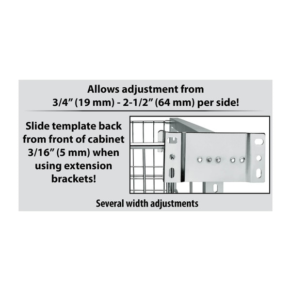 Rev-A-Shelf | Door Mount Extender Kit