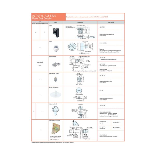 Sugatsune Overlay Pocket Door Systems Slides for 1 Door Ranging from 31-1/2" to 94-1/2" High