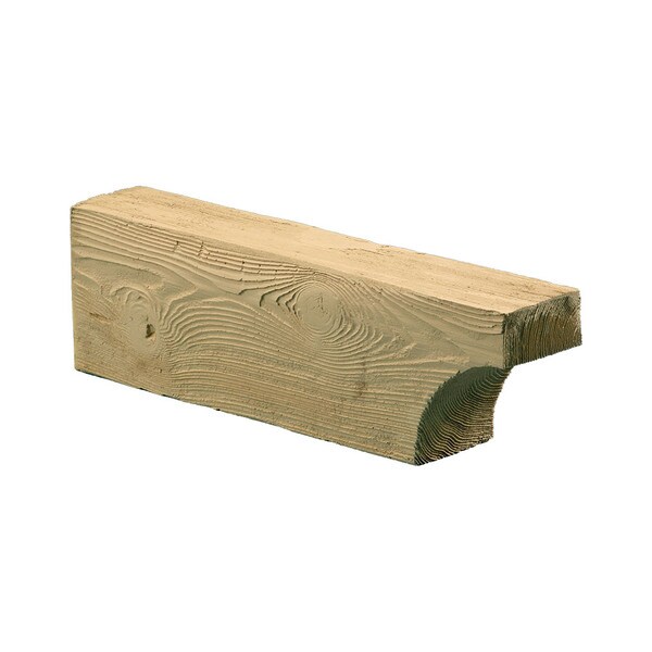 6" Wide x 8" High Primed Neutral Oatmeal Polyurethane Corbel