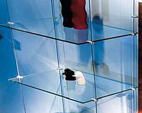 24"W X 12" D Clear Acrylic Fla Shelf 1/4" Thick