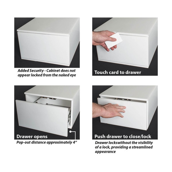 Invisible RFID Function Concealed Digital Lock for Drawer Slides