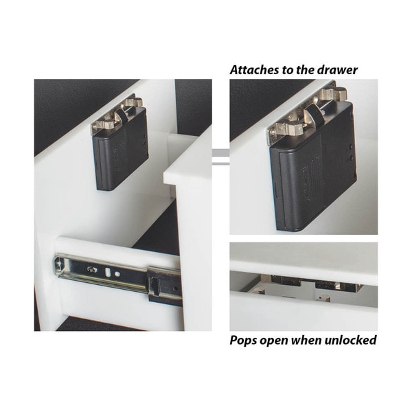 Invisible RFID Function Concealed Digital Lock for Drawer Slides