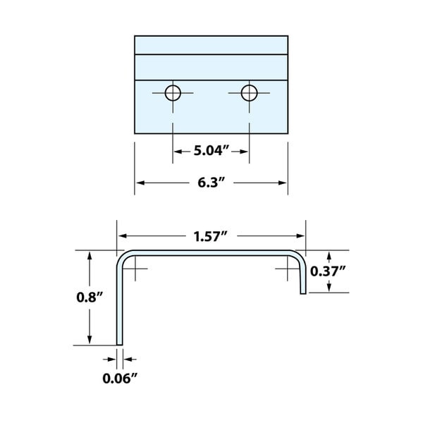 Sugatsune Stainless Steel Recessed Pull