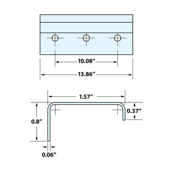 Sugatsune Stainless Steel Recessed Pull