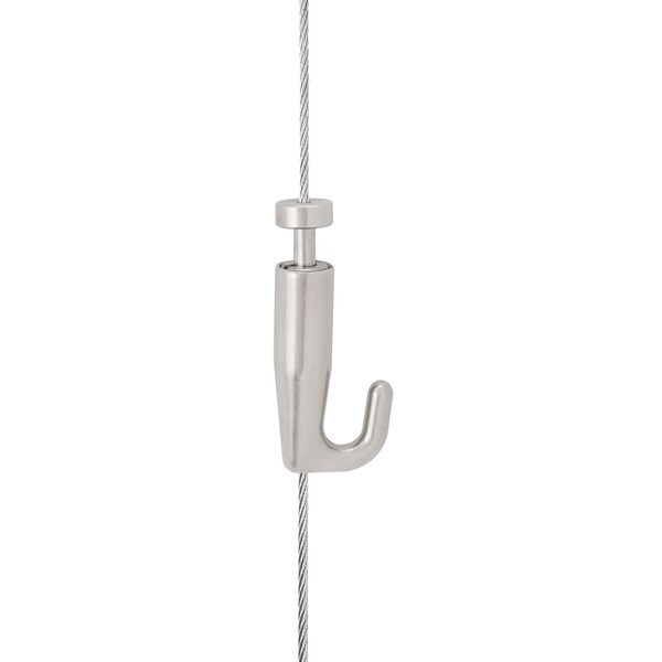 L-End Hook For Art System | Nickel Finish