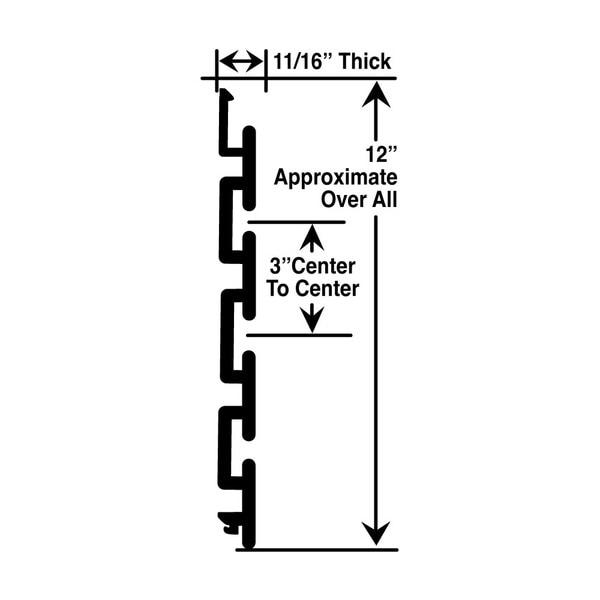 1ft x 8ft | Greatwall Panel | 4 Pieces Per Box