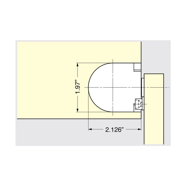 Sugatsune Soft Close Dampening Hinge | HG-JHM16-34 Series