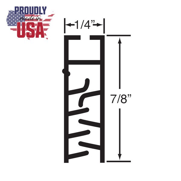 8' L Clear Plastic Gripper For Banners And Signs