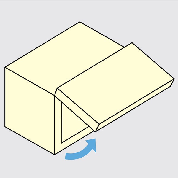 Sugatsune Lk Series Satin Finish Stainless Steel Lid Stay for 19" Door Height