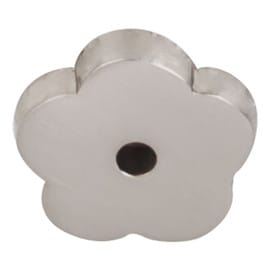 Aspen Ii Flower Backplate 1" Brushed Satin Nickel