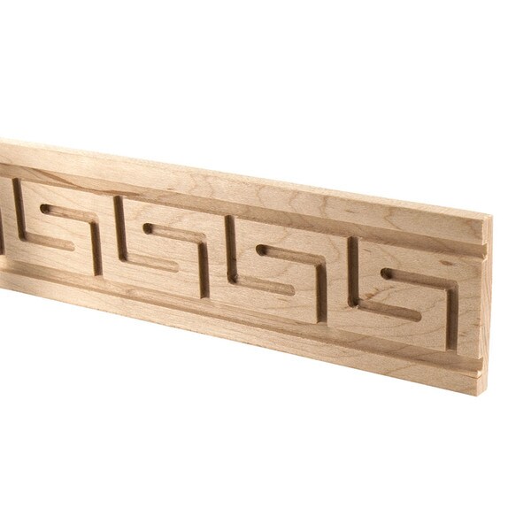 2" Wide x 1/4" Projection Maple Flat Wood Accent Moulding 4' Length