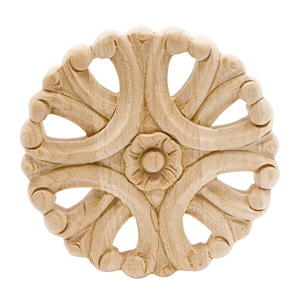 Hand Carved | Solid North American | Rosette Applique | RWC003 Series