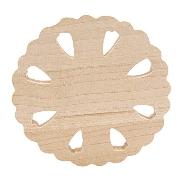 Hand Carved | Solid North American | Rosette Applique | RWC003 Series