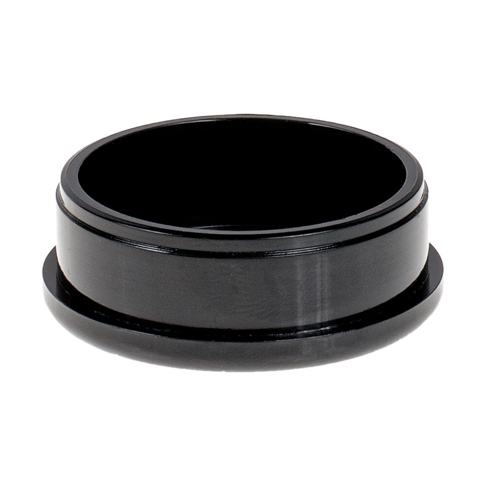 Round black deals plastic end caps