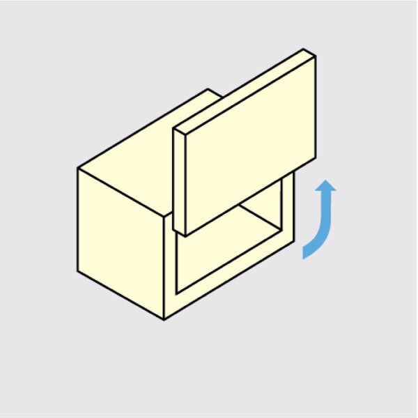 Sugatsune Upward Opening Soft Closing Lid Stay | SLU-ELAN-M4 Series