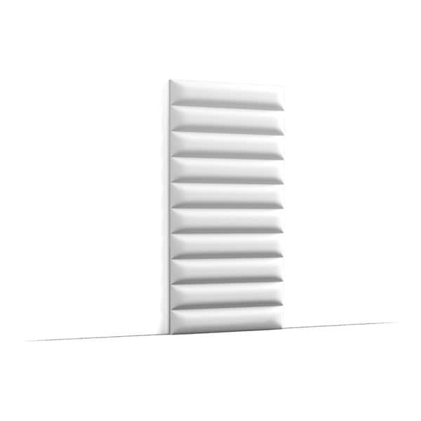 Orac Decor | Purotouch High Density Polyurethane | 3D Decorative Covering | Pillow Wall Element | Primed White | 9-7/8in H