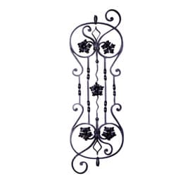 Wrought Iron Panel 13"W X 36 7/16"H