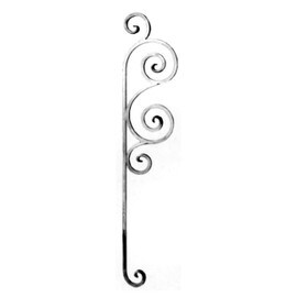 1/2" Square x 8 1/4" x W x 40 1/2" H Curved Baluster