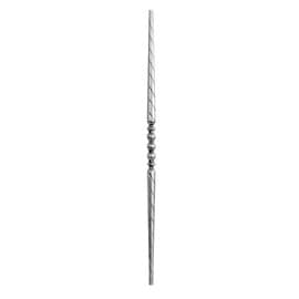 1-1/8" Dia x 39-3/8" H Tubular Steel Baluster | WI-1229/2 Series