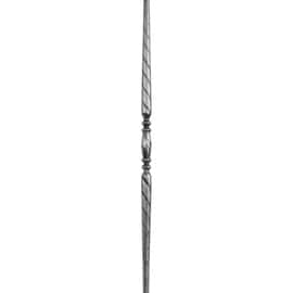 1-3/16" x Dia 39-3/8" H Tubular Steel Baluster | WI-1231/2 Series