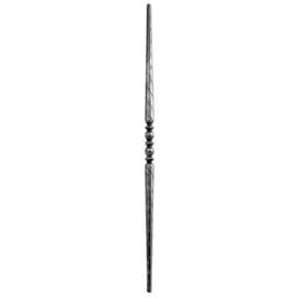 1-3/16" x Dia 39-3/8" H Tubular Steel Baluster | WI-1231/1 Series