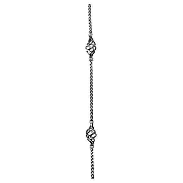 5/8" Dia x 47" H Wrought Iron Balusters | WI-462/2L Series