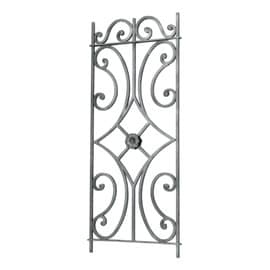 16 7/8"X39 1/2" Wrought Iron Iron Panel