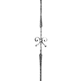 9/16" Square x 5-1/2" x 47" H Wrought Iron Balusters